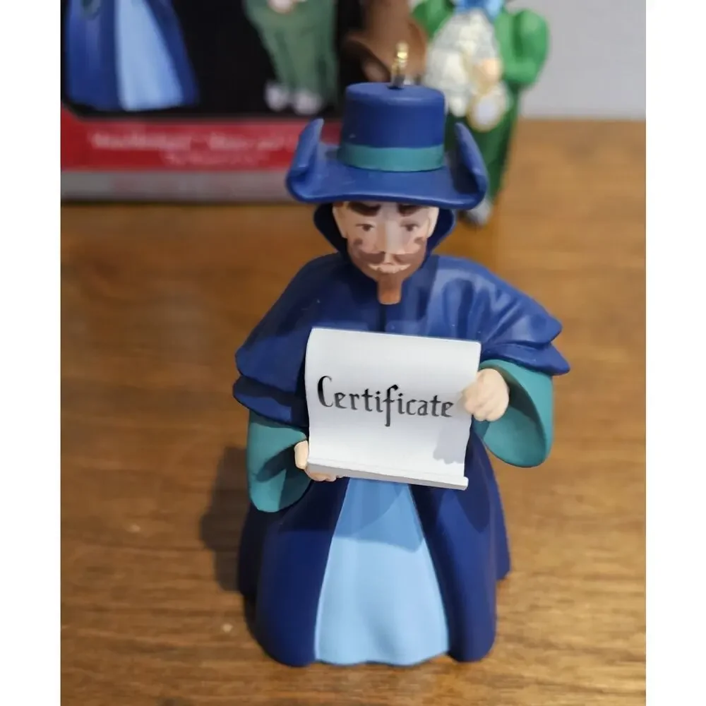 Hallmark Keepsake Ornament Munchkinland Mayor and Coroner Wizard of Oz 1997